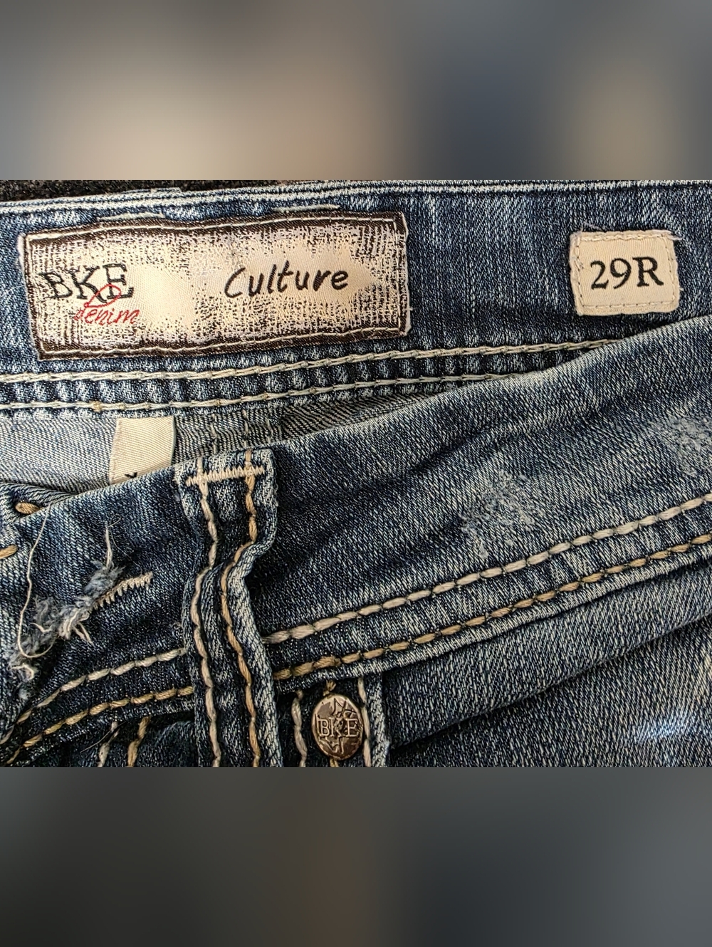 BKE Denim Mid-Rise Blue Women’s Jeans - Picture 7 of 11